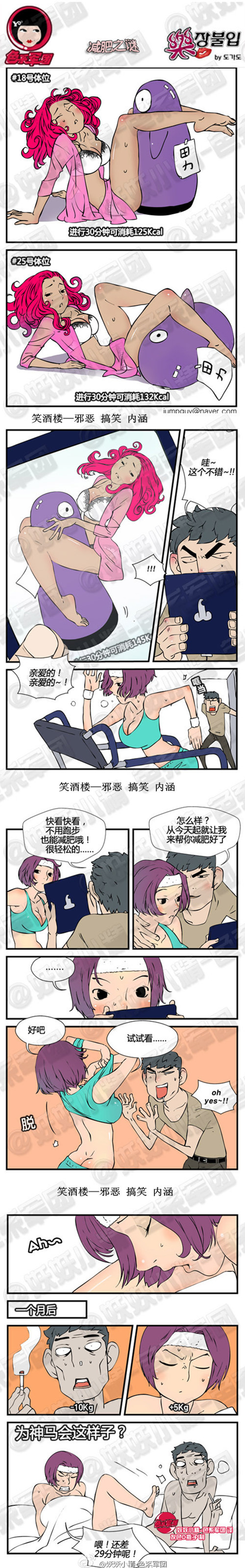 污漫画|减肥之谜，为什么会是这样子