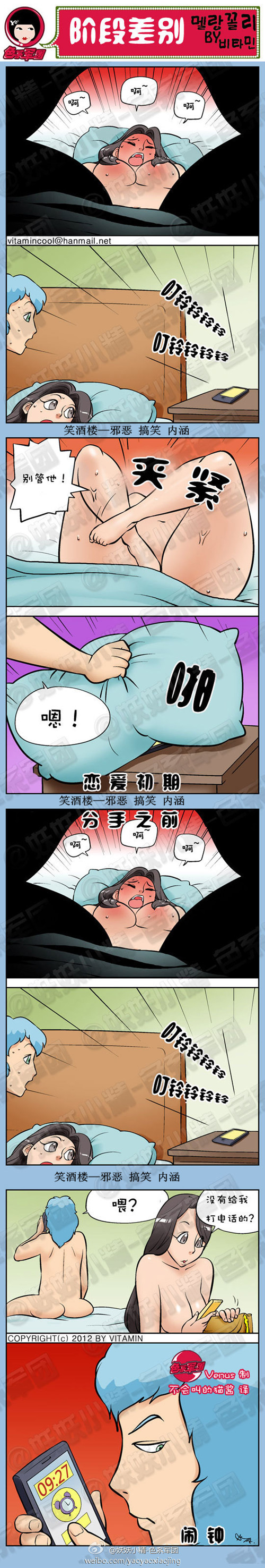 污漫画|阶段差别，没有给我打电话的？