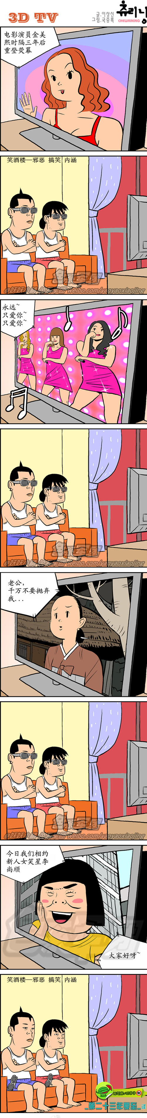 污漫画|传说中的3D电视