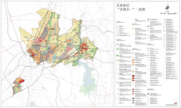 长春规划图2030_长春2030年城市规划图高清