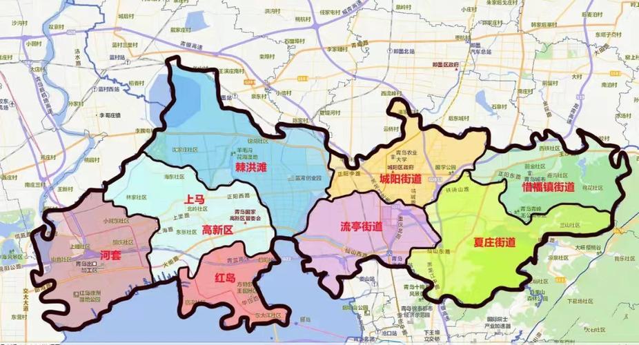 青岛城阳高新区位置地图_城阳高新区范围地图