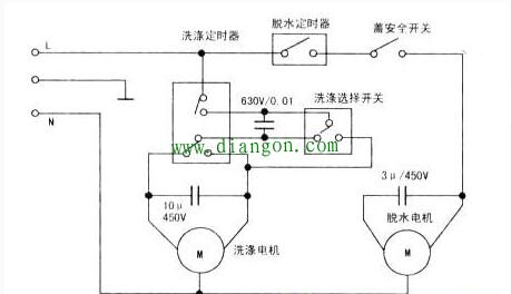 西门子滚筒洗衣机电路原理图_滚筒洗衣机电气原理图