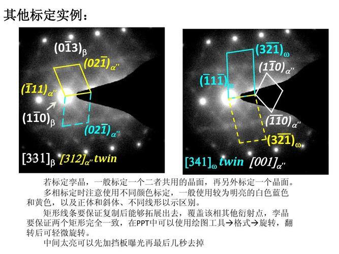 110晶带轴衍射斑点_衍射环和衍射斑点