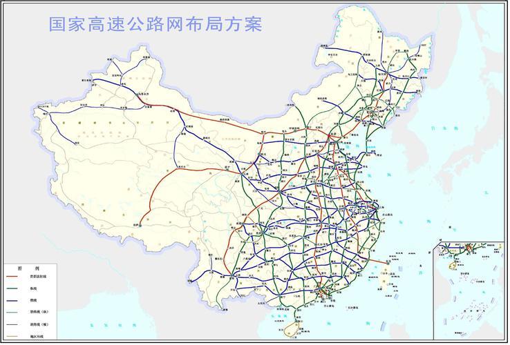 全国高速公路地图