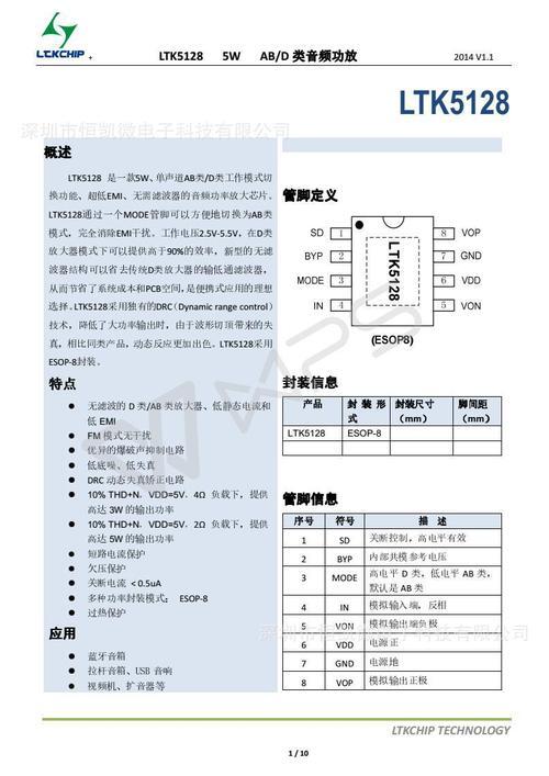 ltk5128电路图_ltk5128电路图及代换