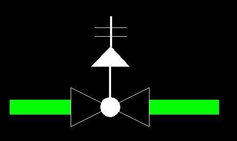 泄压阀图例符号_泄压阀图纸表示符号