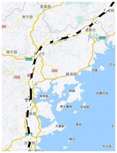 温福高铁宁德段确定线路_温福高铁宁德段走向