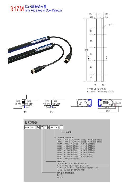 微科电梯光幕接线图_微科电梯光幕接线原理图看看