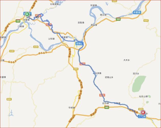 老319国道重庆全程线路图_318国道经过重庆哪里