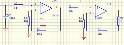 lm358 电流采样放大_LM358高端电流采样电路
