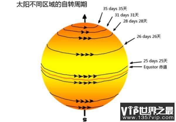 太阳自转一圈多长时间，平均自转时间为25.05天