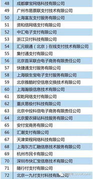 第三方支付公司排行榜前十名,第三方支付有哪些品牌