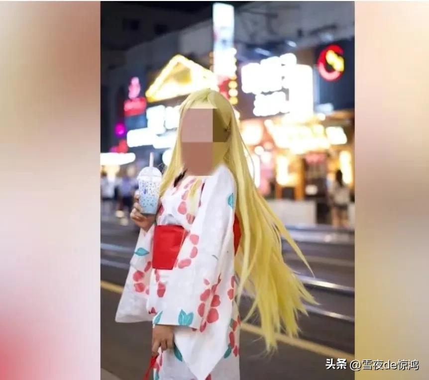 苏州淮海街穿和服女孩发声是怎么回事?