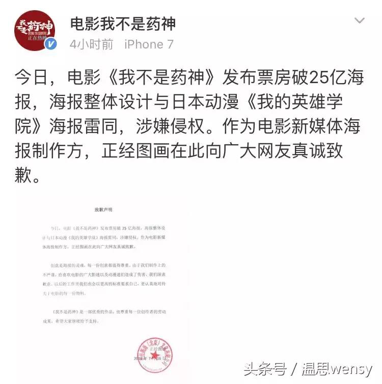 我不是药神因侵权被判罚2万是怎么回事，关于我不是药神侵权案的新消息。