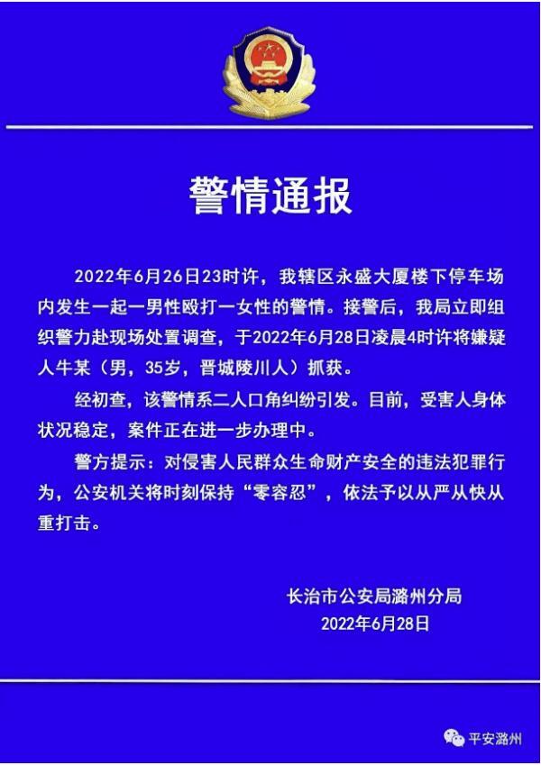 女子车内被殴打扒衣 警方:感情纠纷是怎么回事，关于男子当街暴打女子疑因感情纠纷的新消息。