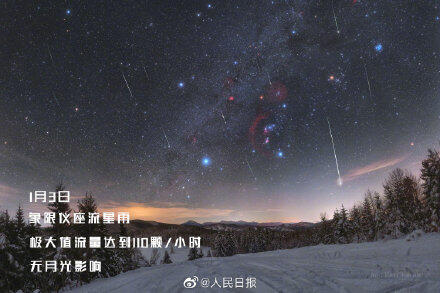 2022流星雨观测指南：首场在1月3日 5月31日或出现流星暴雨