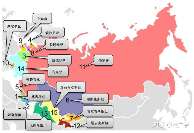 苏联解体15国实力排名 苏联解体后现在哪个国家最富裕