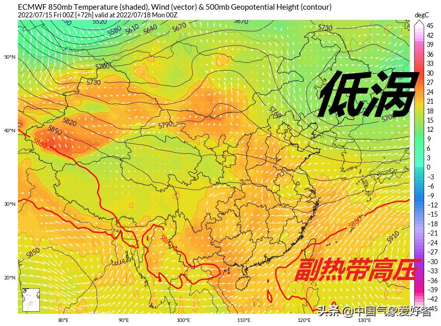 南方降温降到预报图发紫,降温预报图冷到发紫