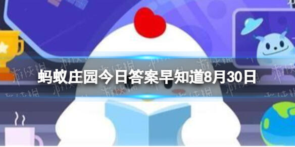 为什么剪指甲时不会感到疼 蚂蚁庄园答案8月30日