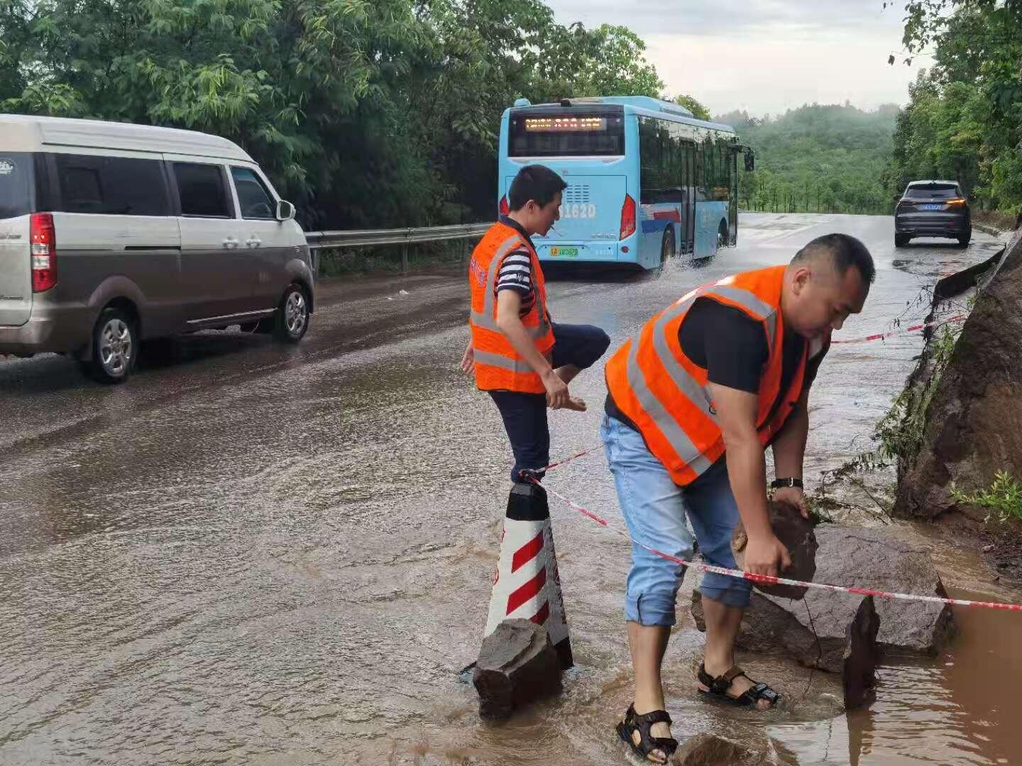 直击重庆暴雨袭城：大蛇被冲到马路是怎么回事，关于重庆遭雷雨大风袭击的新消息。