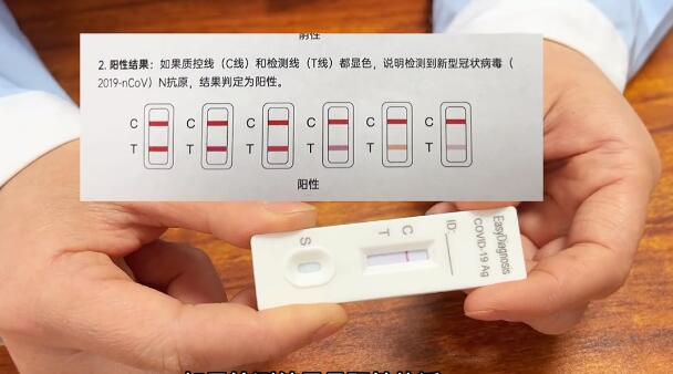 新冠试纸一深一浅图解 新冠试纸一深一浅说明什么