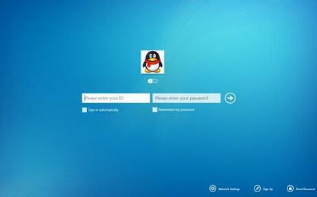 QQ for Windows 8抢先登录 简洁实用的登录面板