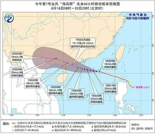 8号台风路径实时发布