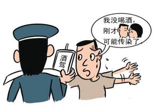 刘小光因酒驾被交警处罚