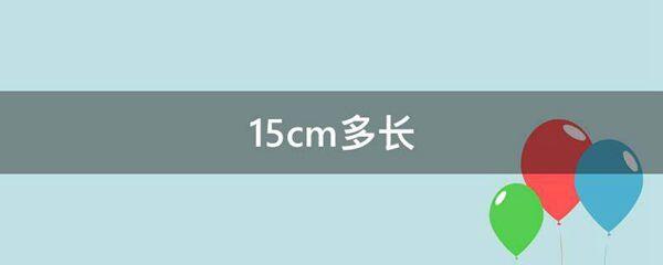 15cm多长