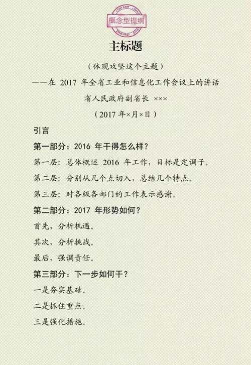 提纲是什么意思