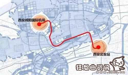 西安未来18条地铁规划图