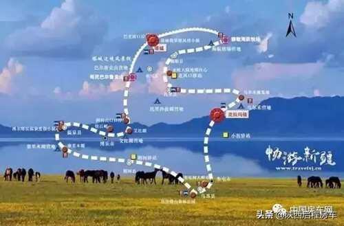 自驾旅游地图