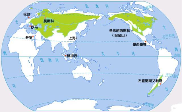 地理 世界各种气候类型分布图 高清版 汇总 以及解答分析哦