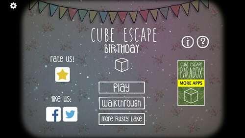 逃离方块生日CubeEscapeBirthday 全攻略