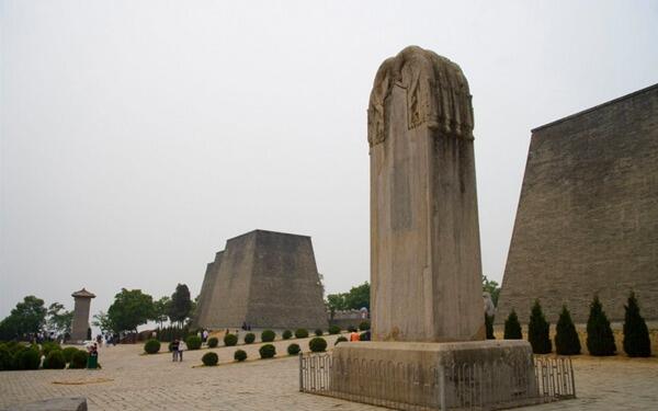 陕西乾陵风景图片