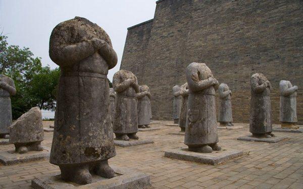 陕西乾陵风景图片