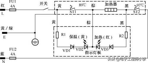 教你识读典型饮水机电路图 饮水机电路图