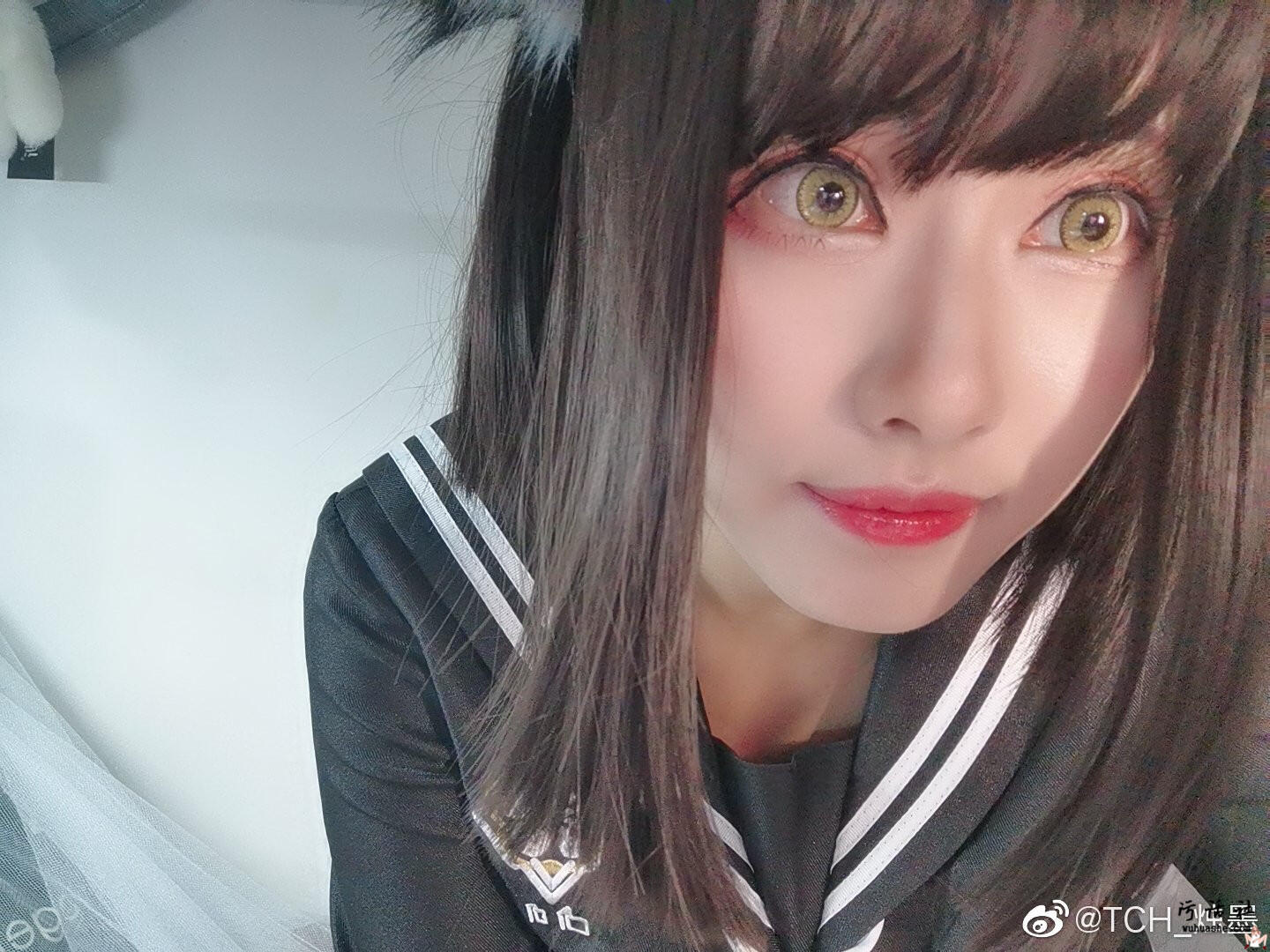 【妹子图】Misaki_源纱希, Meiyi_烛墨, 姐妹同框修长腿旗袍！好评！