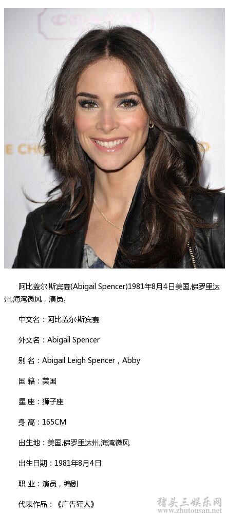 abigail spencer 阿比盖尔斯宾赛个人资料简介