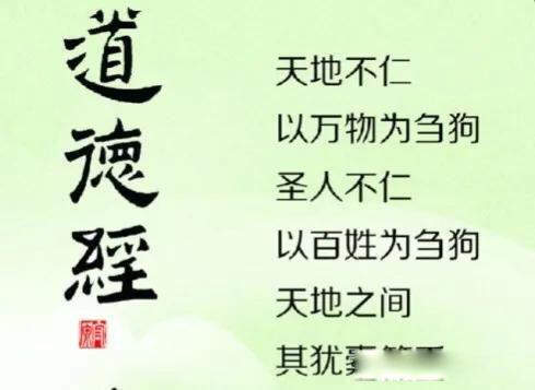 天地不仁以万物为刍狗,圣人不仁以百姓为刍狗 这段话的意思是